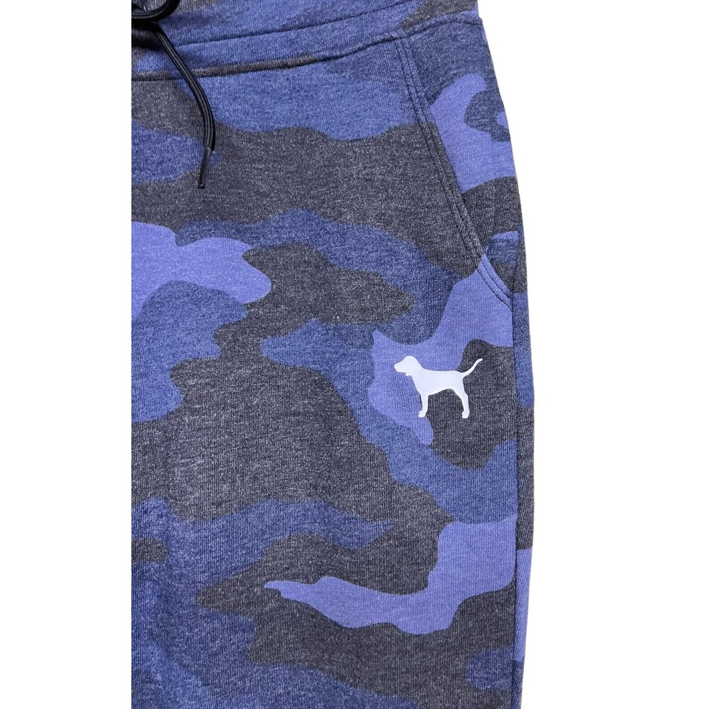 Victoria's Secret PINK Skinny Joggers Blue Camouflage Women’s Size Small - Picture 5 of 8